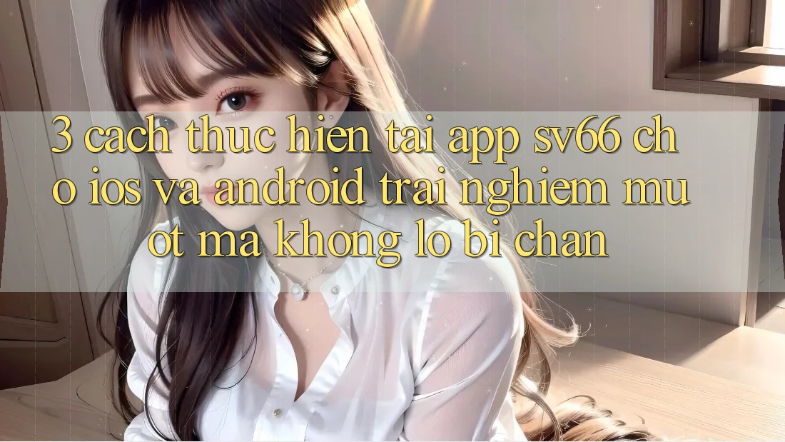 3. Cách thực hiện Tải App SV66 Cho iOS Và Android - Trải Nghiệm Mượt Mà Không Lo Bị Chặn