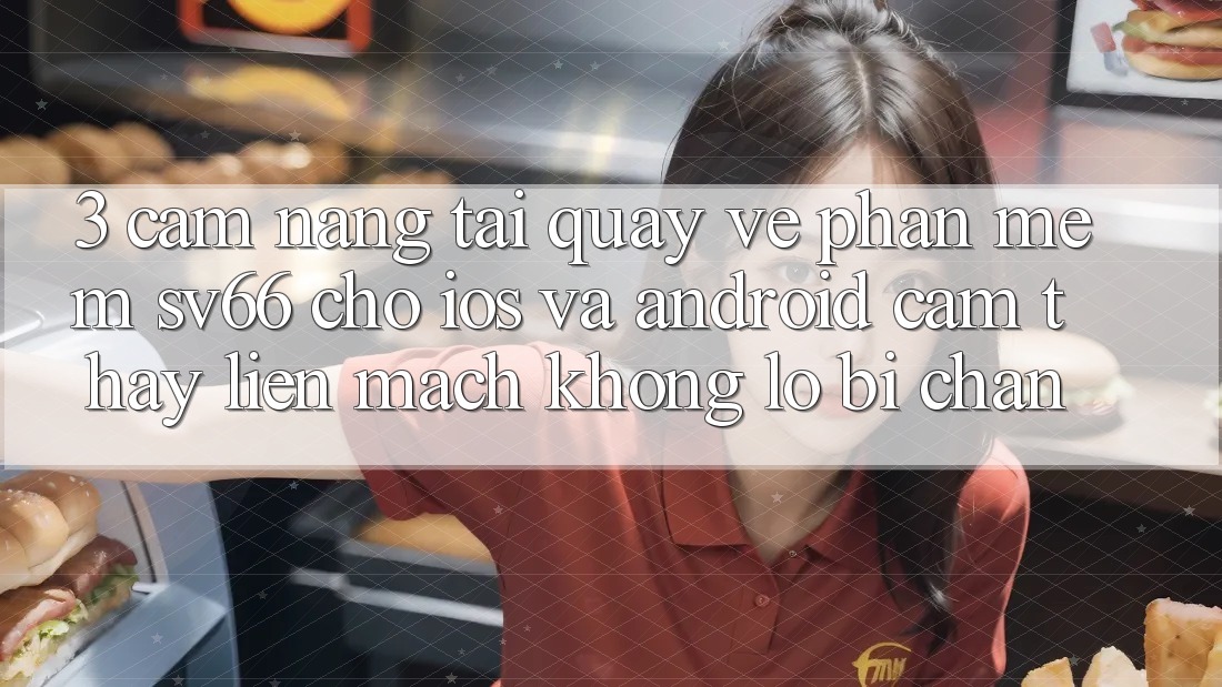 3. Cẩm nang Tải quay về Phần mềm SV66 Cho iOS Và Android - Cảm thấy Liền mạch Không Lo Bị Chặn