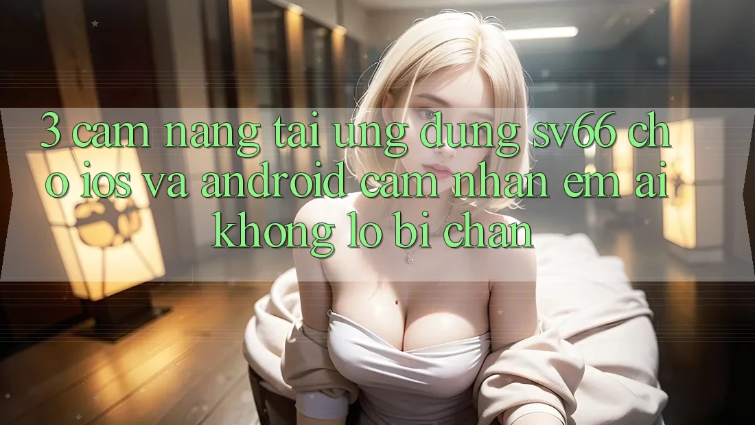3. Cẩm nang Tải Ứng dụng SV66 Cho iOS Và Android - Cảm nhận Êm ái Không Lo Bị Chặn
