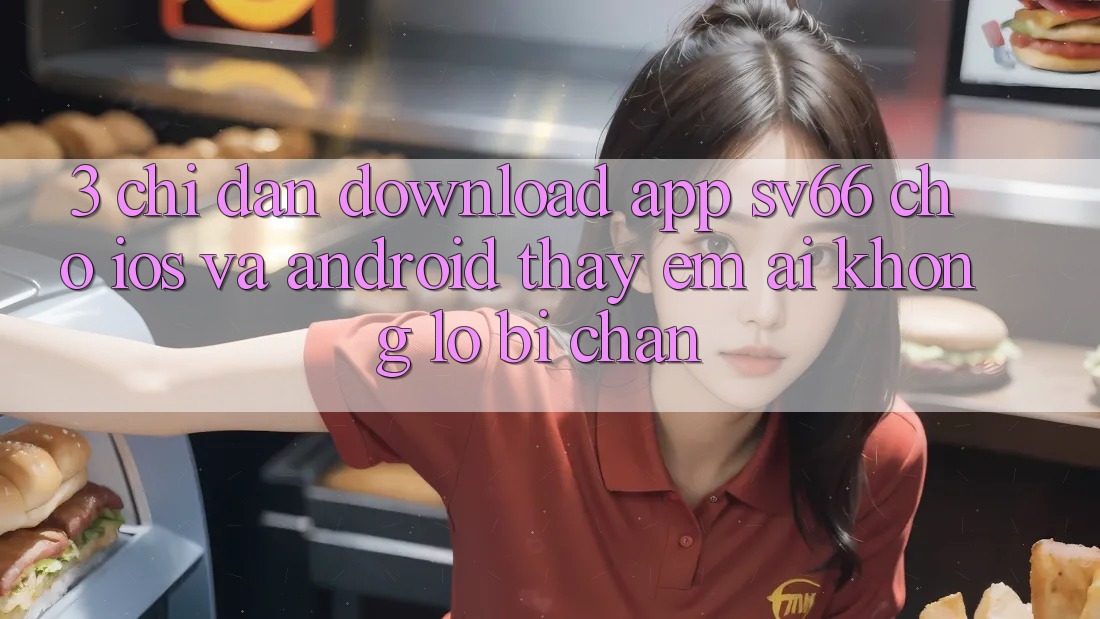 3. Chỉ dẫn Download App SV66 Cho iOS Và Android - Thấy Êm ái Không Lo Bị Chặn