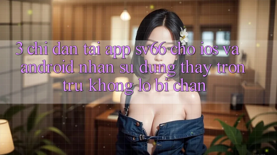 3. Chỉ dẫn Tải App SV66 Cho iOS Và Android - Nhận sử dụng thấy Trơn tru Không Lo Bị Chặn