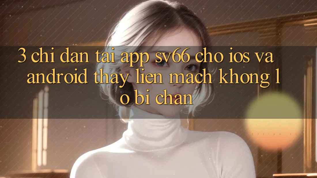 3. Chỉ dẫn Tải App SV66 Cho iOS Và Android - Thấy Liền mạch Không Lo Bị Chặn
