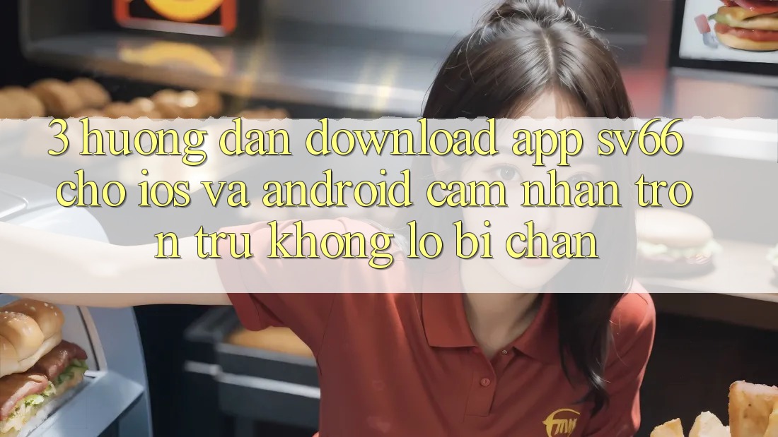 3. Hướng Dẫn Download App SV66 Cho iOS Và Android - Cảm nhận Trơn tru Không Lo Bị Chặn