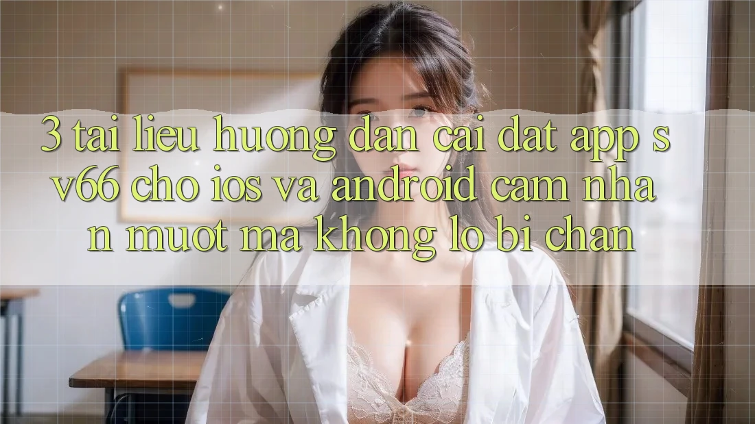 3. Tài liệu hướng dẫn Cài đặt App SV66 Cho iOS Và Android - Cảm nhận Mượt Mà Không Lo Bị Chặn