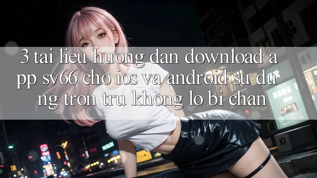 3. Tài liệu hướng dẫn Download App SV66 Cho iOS Và Android - Sử dụng Trơn tru Không Lo Bị Chặn