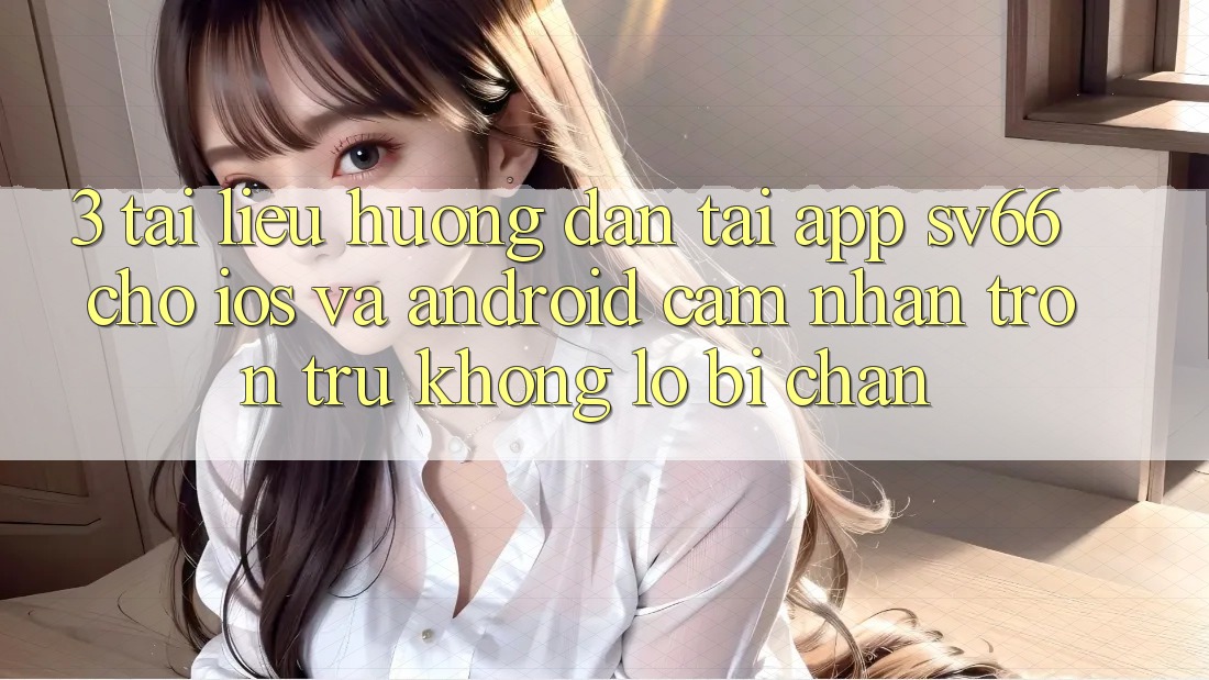 3. Tài liệu hướng dẫn Tải App SV66 Cho iOS Và Android - Cảm nhận Trơn tru Không Lo Bị Chặn