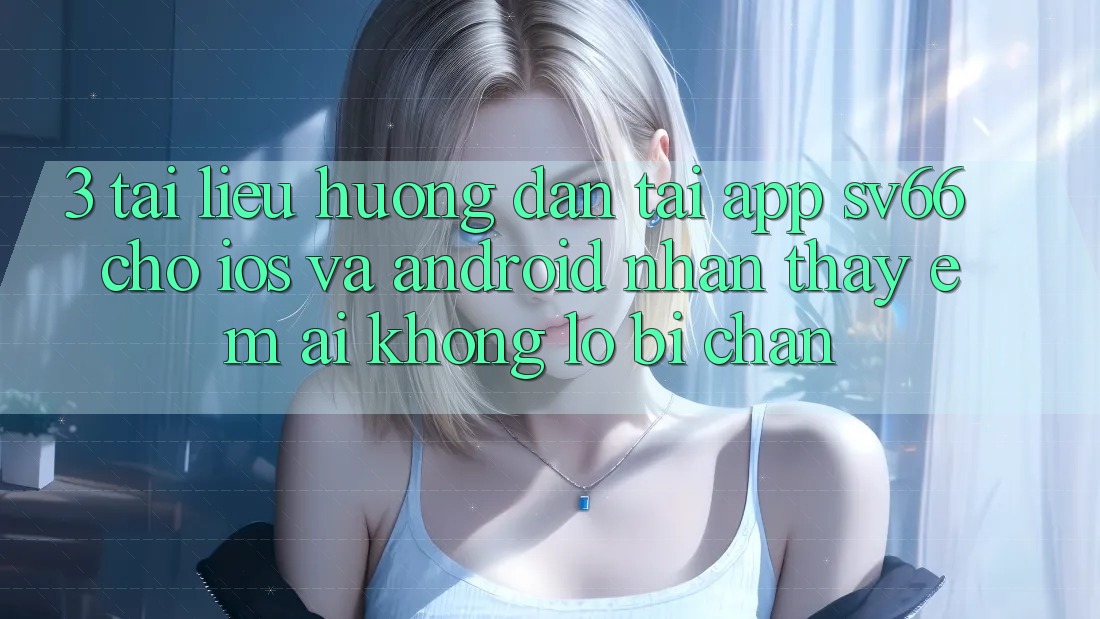 3. Tài liệu hướng dẫn Tải App SV66 Cho iOS Và Android - Nhận thấy Êm ái Không Lo Bị Chặn