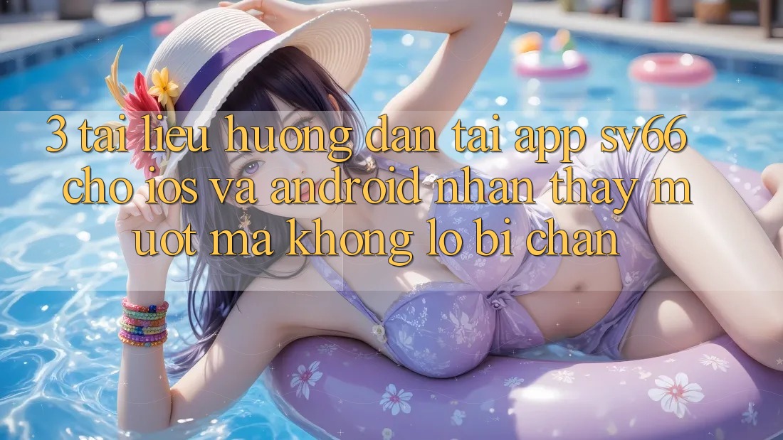 3. Tài liệu hướng dẫn Tải App SV66 Cho iOS Và Android - Nhận thấy Mượt Mà Không Lo Bị Chặn