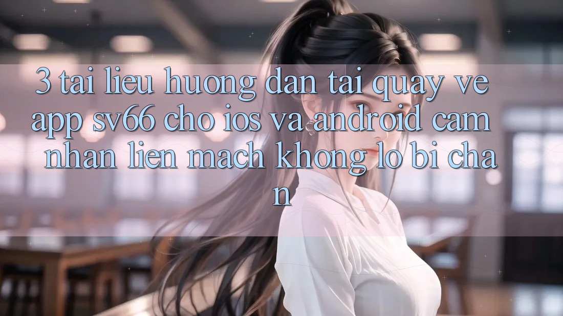 3. Tài liệu hướng dẫn Tải quay về App SV66 Cho iOS Và Android - Cảm nhận Liền mạch Không Lo Bị Chặn 3. Tài liệu hướng dẫn Tải quay về App SV66 Cho iOS Và Android - Cảm nhận Liền mạch Không Lo Bị Chặn