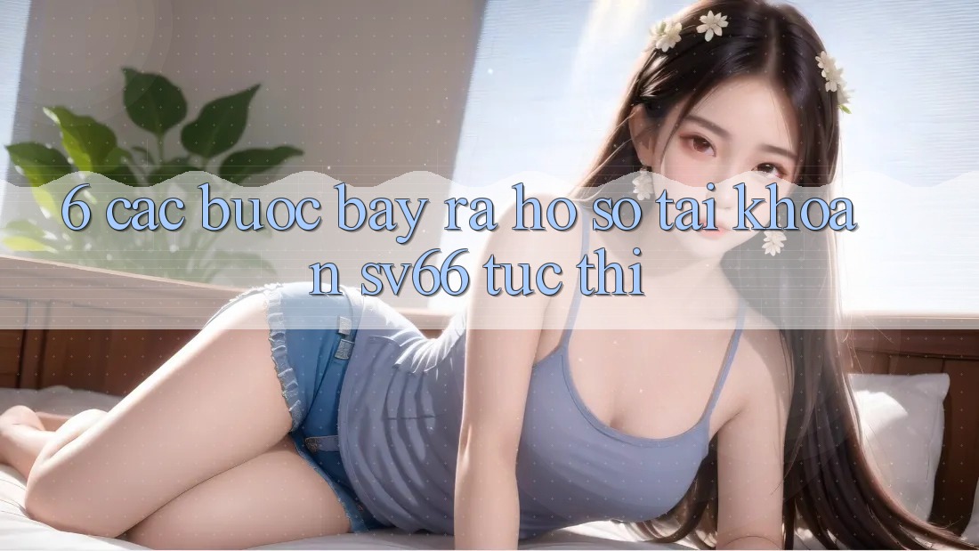 6. Các bước Bày ra hồ sơ Tài Khoản SV66 Tức thì