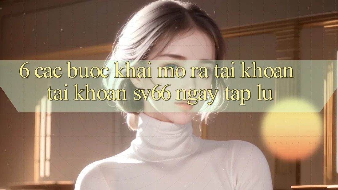 6. Các bước Khai mở ra tài khoản Tài Khoản SV66 Ngay tắp lự 6. Các bước Khai mở ra tài khoản Tài Khoản SV66 Ngay tắp lự