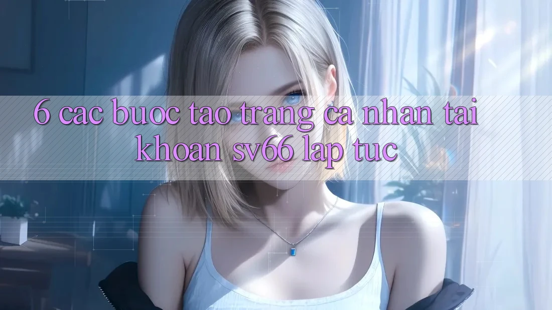 6. Các bước Tạo trang cá nhân Tài Khoản SV66 Lập tức 6. Các bước Tạo trang cá nhân Tài Khoản SV66 Lập tức