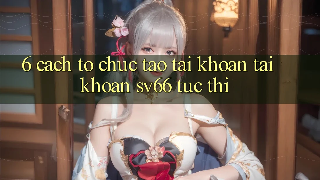 6. Cách tổ chức Tạo tài khoản Tài Khoản SV66 Tức thì