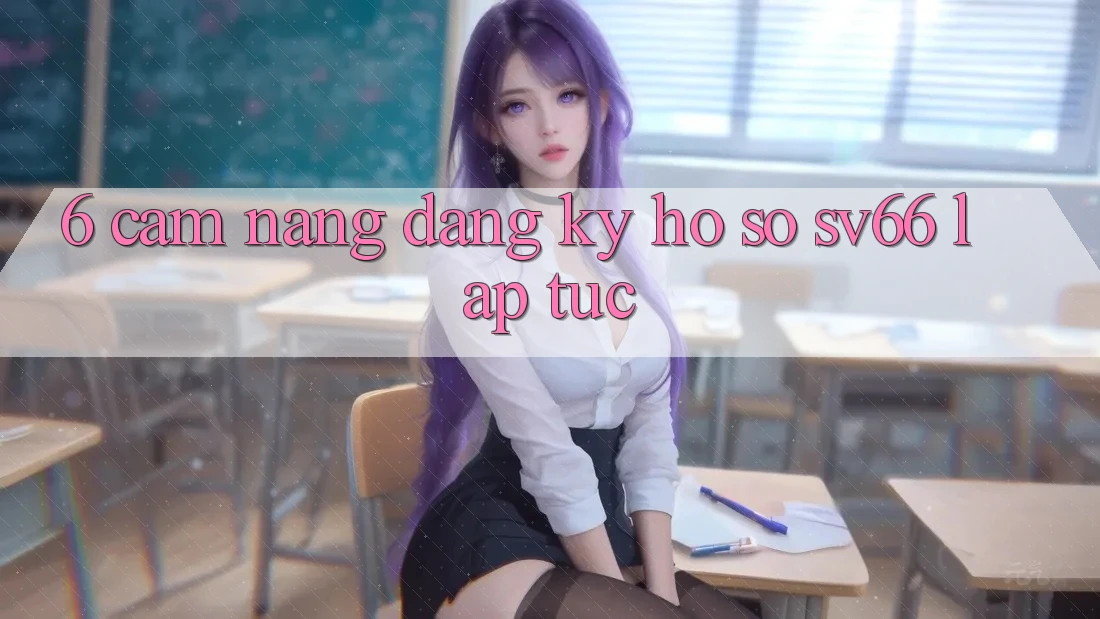 6. Cẩm nang Đăng Ký Hồ sơ SV66 Lập tức