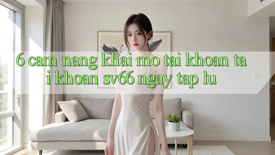 6. Cẩm nang Khai mở tài khoản Tài Khoản SV66 Ngay tắp lự