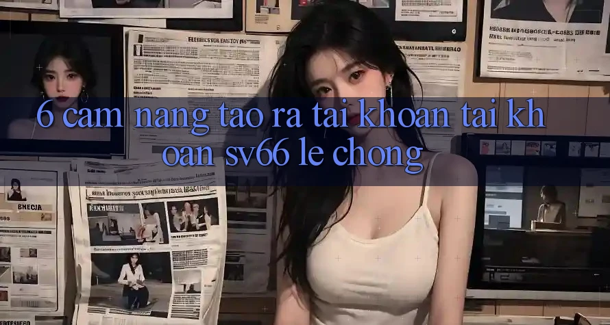 6. Cẩm nang Tạo ra tài khoản Tài Khoản SV66 Lẹ Chóng