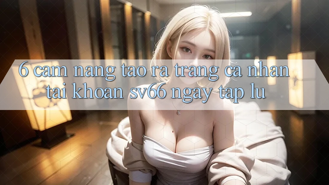 6. Cẩm nang Tạo ra trang cá nhân Tài Khoản SV66 Ngay tắp lự