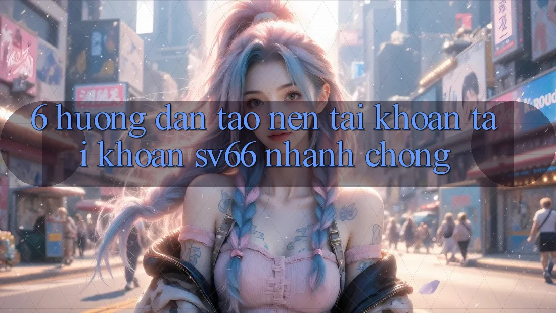 6. Hướng Dẫn Tạo nên tài khoản Tài Khoản SV66 Nhanh chóng