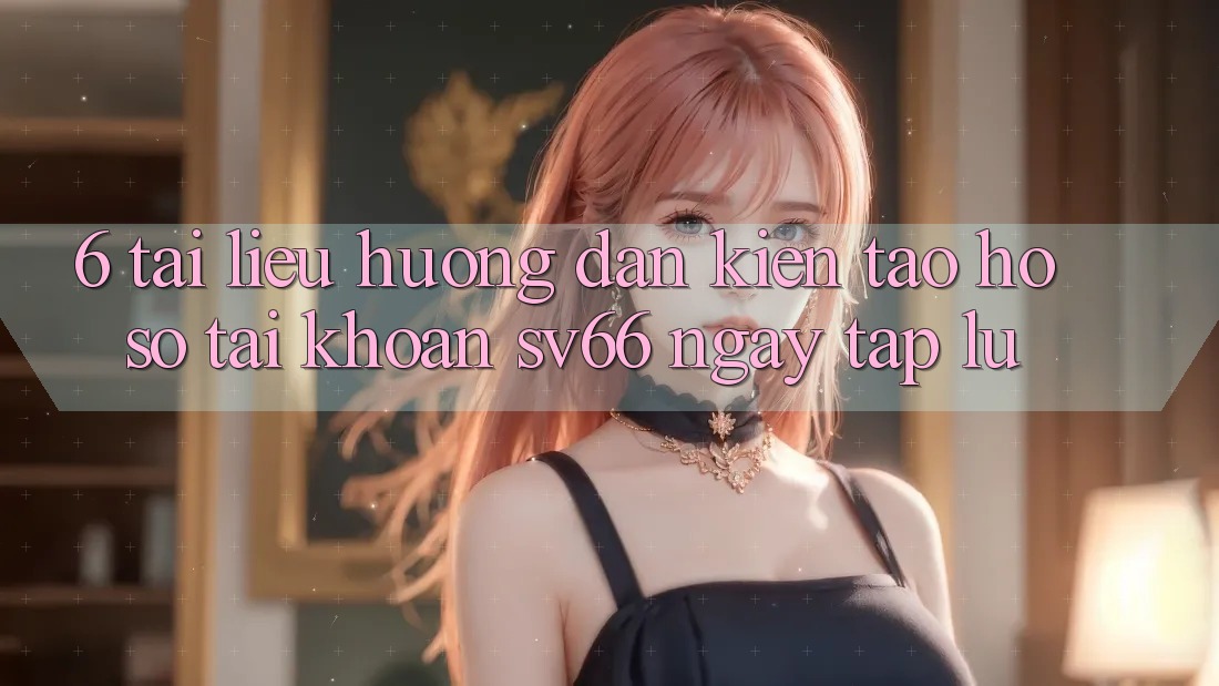 6. Tài liệu hướng dẫn Kiến tạo hồ sơ Tài Khoản SV66 Ngay tắp lự