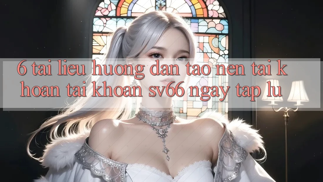 6. Tài liệu hướng dẫn Tạo nên tài khoản Tài Khoản SV66 Ngay tắp lự