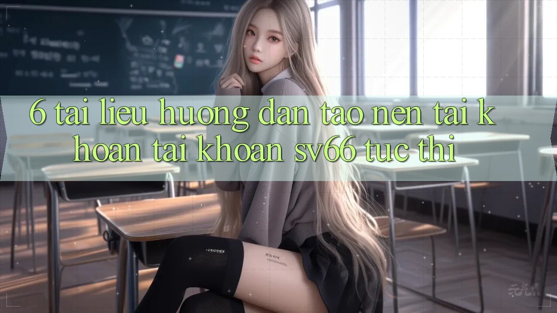 6. Tài liệu hướng dẫn Tạo nên tài khoản Tài Khoản SV66 Tức thì