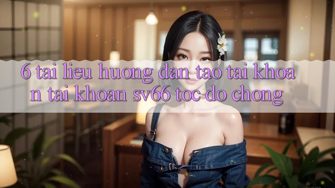6. Tài liệu hướng dẫn Tạo tài khoản Tài Khoản SV66 Tốc độ Chóng