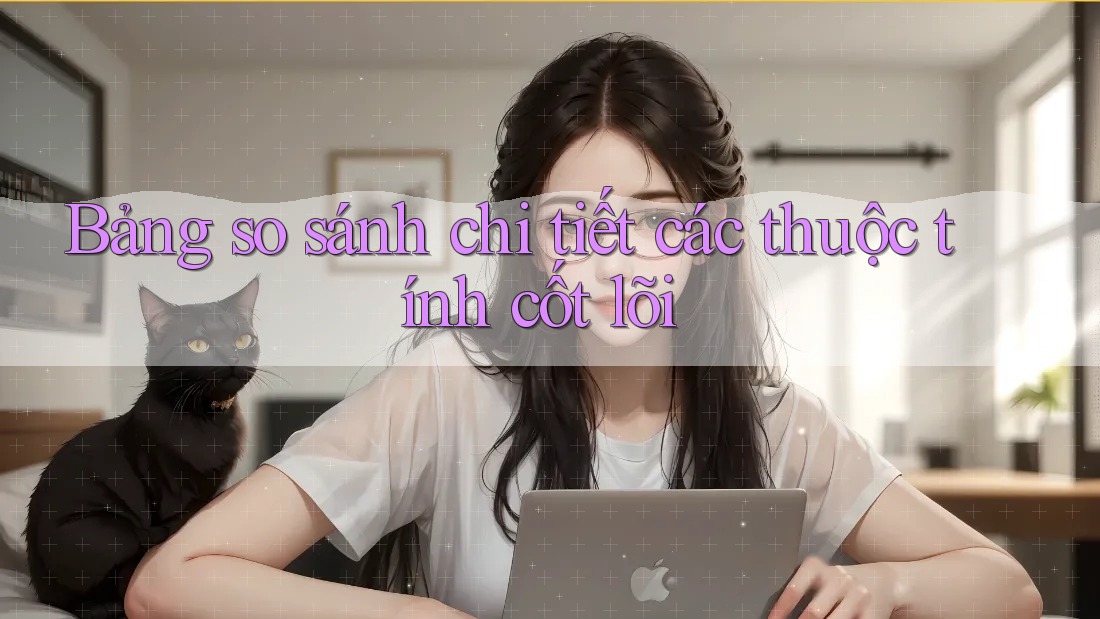 Bảng so sánh chi tiết các thuộc tính cốt lõi