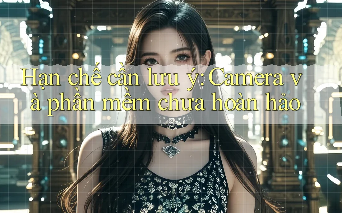 Hạn chế cần lưu ý: Camera và phần mềm chưa hoàn hảo