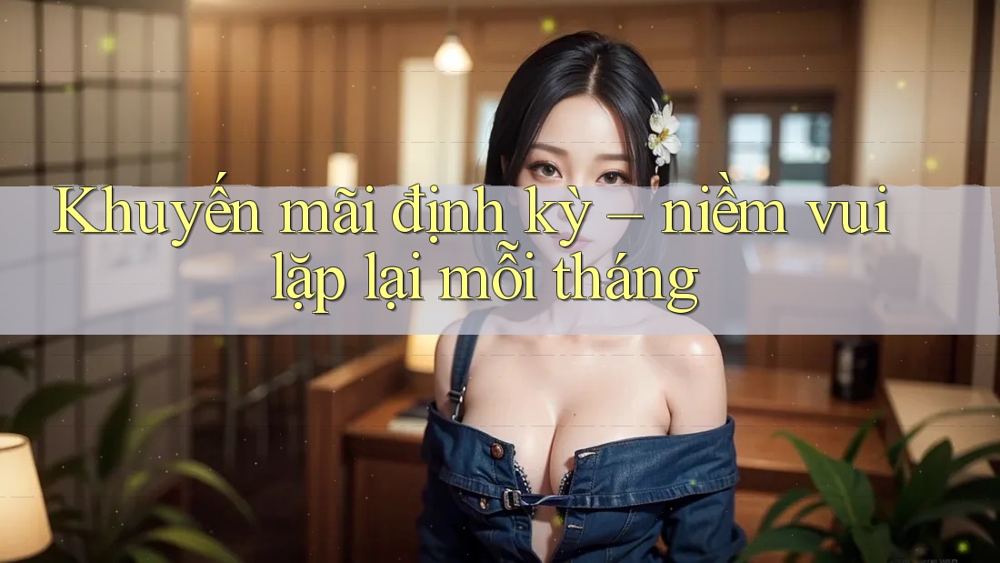 Khuyến mãi định kỳ – niềm vui lặp lại mỗi tháng