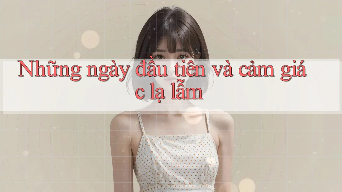 Những ngày đầu tiên và cảm giác lạ lẫm