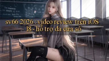 sv66 2026 video review trên iOS 18   hỗ trợ đa cửa sổ