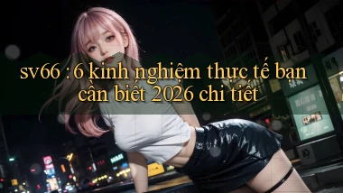 sv66 6 kinh nghiệm thực tế bạn cần biết 2026 chi tiết
