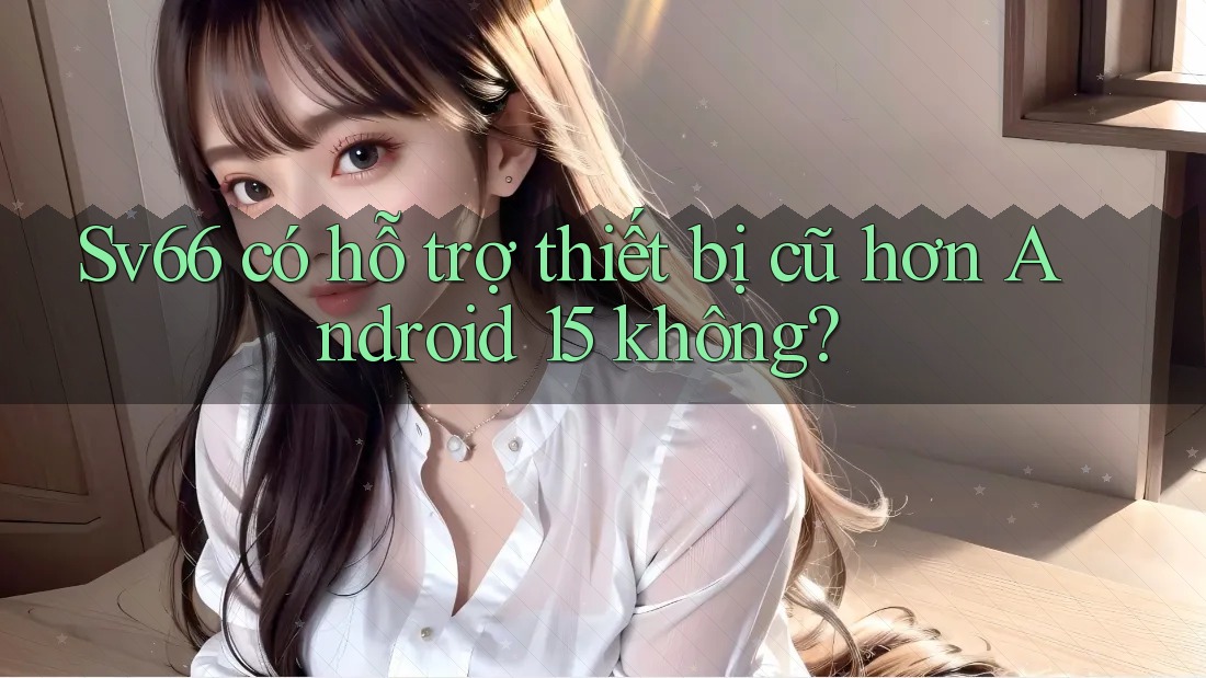 Sv66 có hỗ trợ thiết bị cũ hơn Android 15 không? Sv66 có hỗ trợ thiết bị cũ hơn Android 15 không?