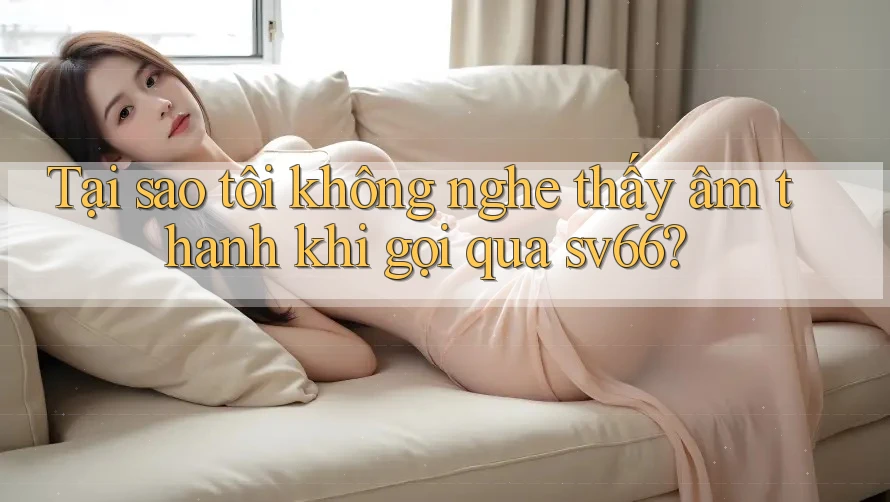 Tại sao tôi không nghe thấy âm thanh khi gọi qua sv66?