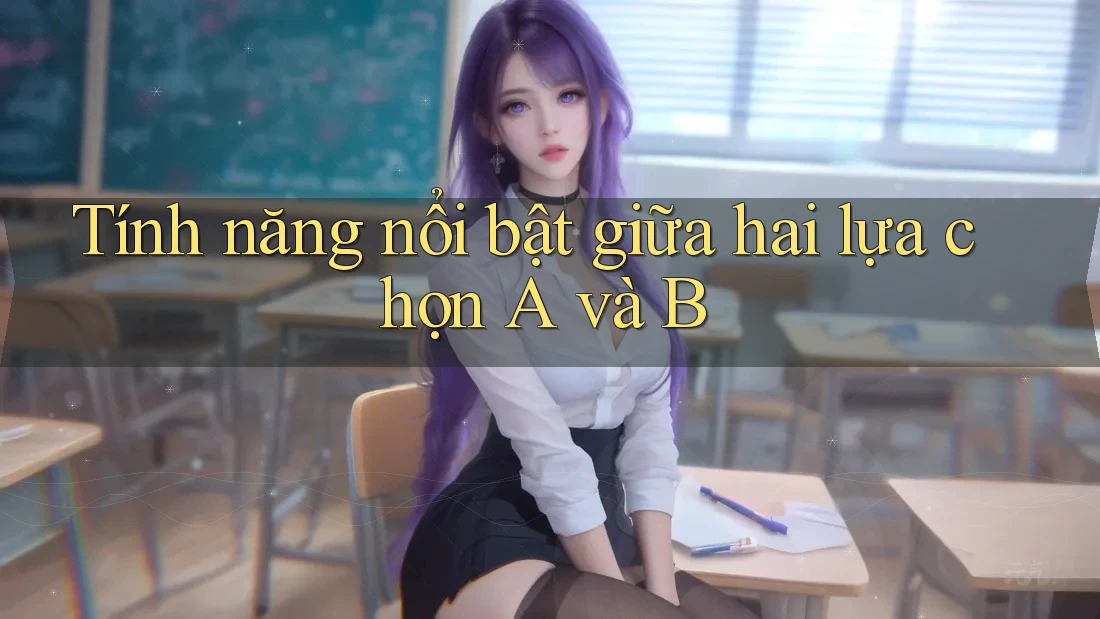 Tính năng nổi bật giữa hai lựa chọn A và B