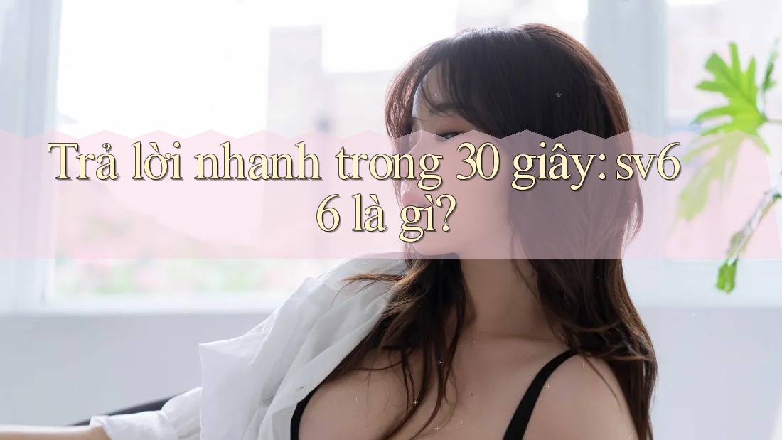 Trả lời nhanh trong 30 giây: sv66 là gì?