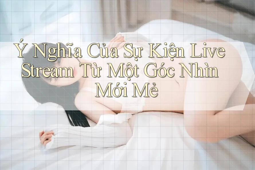 Ý Nghĩa Của Sự Kiện Live Stream Từ Một Góc Nhìn Mới Mẻ